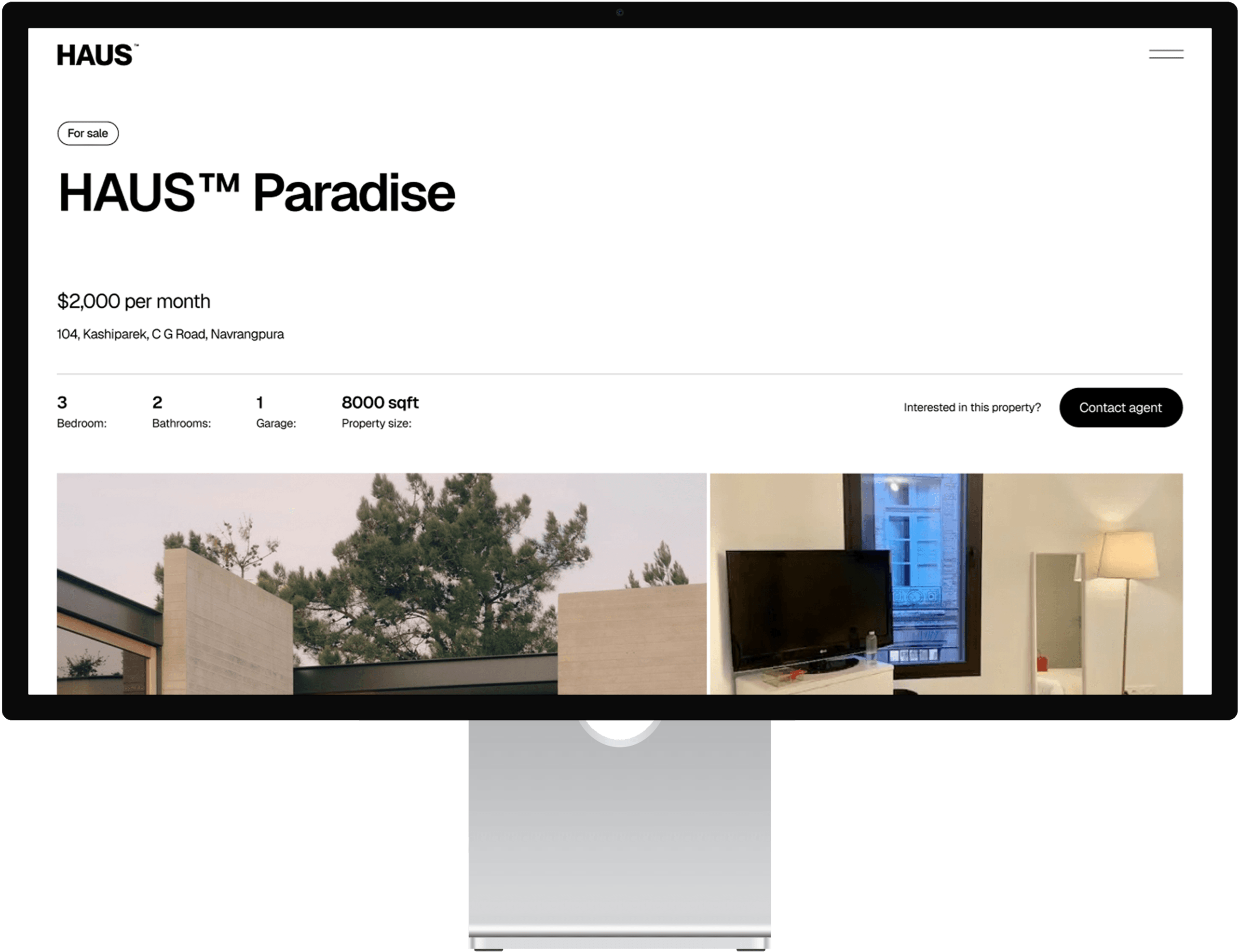 Real estate website